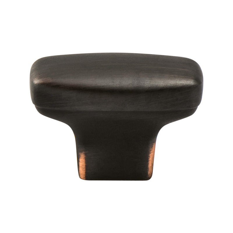 Berenson Vibrato Verona Bronze Rounded Rectangle Knob Berenson