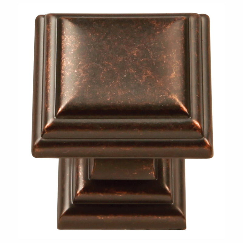 Hickory Hardware Somerset Knob 1-1/16 Inch Square Hickory Hardware