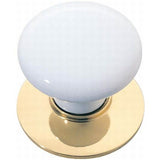 Emtek Ice White Porcelain 1-3/8" Cabinet Knob Emtek