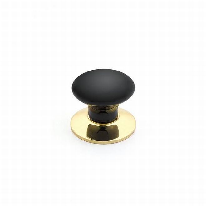 Emtek Ebony Porcelain 1-3/8" Cabinet Knob Emtek