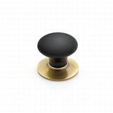 Emtek Ebony Porcelain 1-3/8" Cabinet Knob Emtek