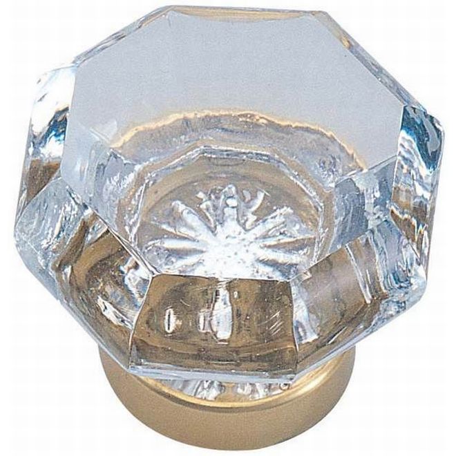 Emtek Old Town Clear 1" Cabinet Knob Emtek