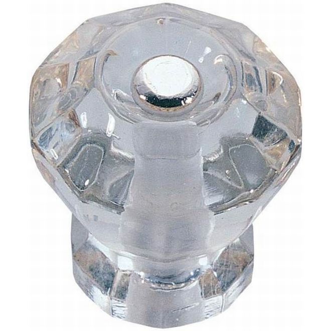 Emtek Astoria Clear 1-1/8" Cabinet Knob Emtek