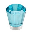 Emtek 1-1/4" Brookmont Cyan Crystal Cabinet Knob Emtek