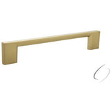 Crown Hardware 5-7/8" Miami Cabinet Pull with 5" Center to Center Crown Hardware