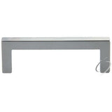 Crown Hardware 4-1/4" Modern Square Cabinet Pull with 3-3/4" Center to Center Crown Hardware