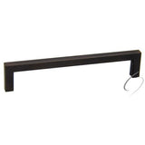 Crown Hardware 6-3/8" Modern Square Cabinet Pull with 6-3/10" Center to Center Crown Hardware