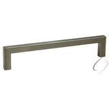 Crown Hardware 6-3/8" Modern Square Cabinet Pull with 6-3/10" Center to Center Crown Hardware