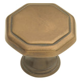 Hickory Hardware Conquest Geometric Knob 1-1/8 Inch Diameter Hickory Hardware