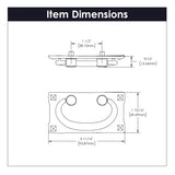 Hickory Hardware Old Mission Bail Pull 1-1/2 Inch Center to Center Hickory Hardware