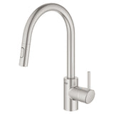 Grohe Concetto Kitchen Faucet Single-Handle Pull-Down Dual Spray 1.75 GPM Grohe