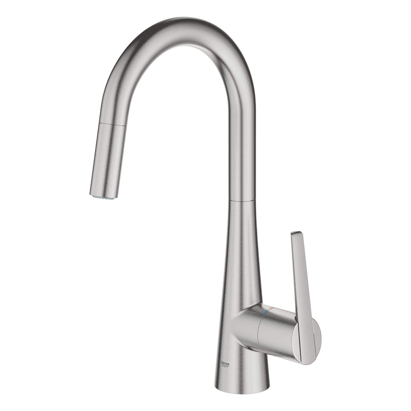 Grohe Single-Handle Pull Down Kitchen Faucet Dual Spray 1.75 GPM Grohe