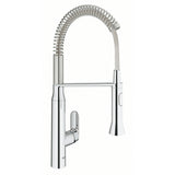 Grohe K7 Medium Single Handle Semi-Pro Dual Spray Kitchen Faucet 1.75 GPM Grohe