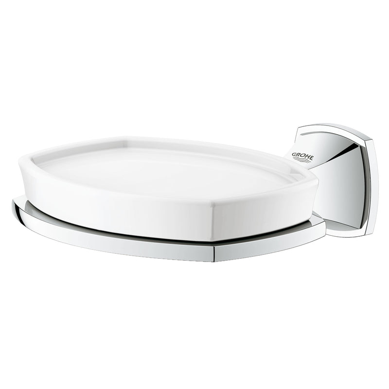 Ceramic Soap Dish with Holder Grohe