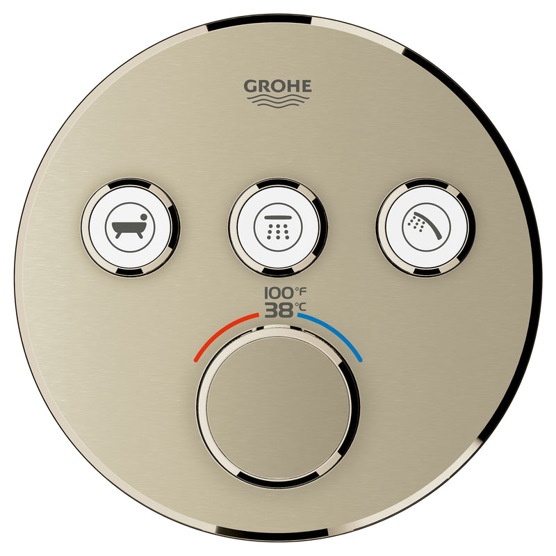 Grohe Triple Function Thermostatic Valve Trim Grohe