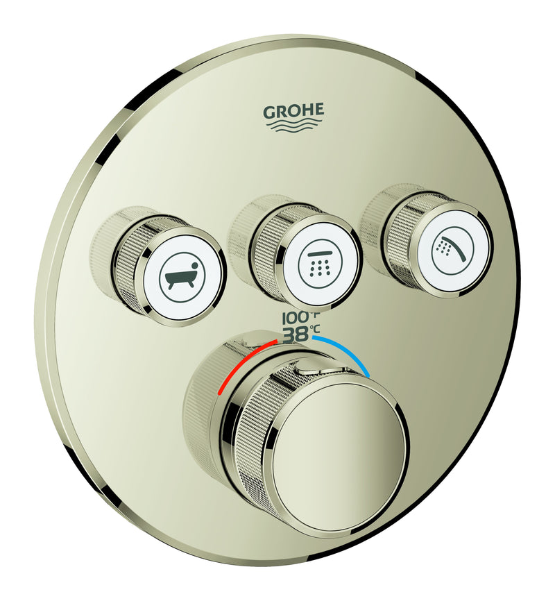 Grohe Triple Function Thermostatic Valve Trim Grohe