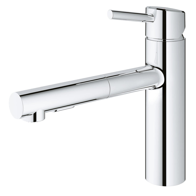 Grohe Concetto Single Handle Pull-Out Kitchen Faucet Dual Spray 1.5 GPM Grohe