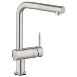 Grohe Single Handle with Touch Technology Pull Out Kitchen Faucet Single Spray 1.75 GPM Grohe