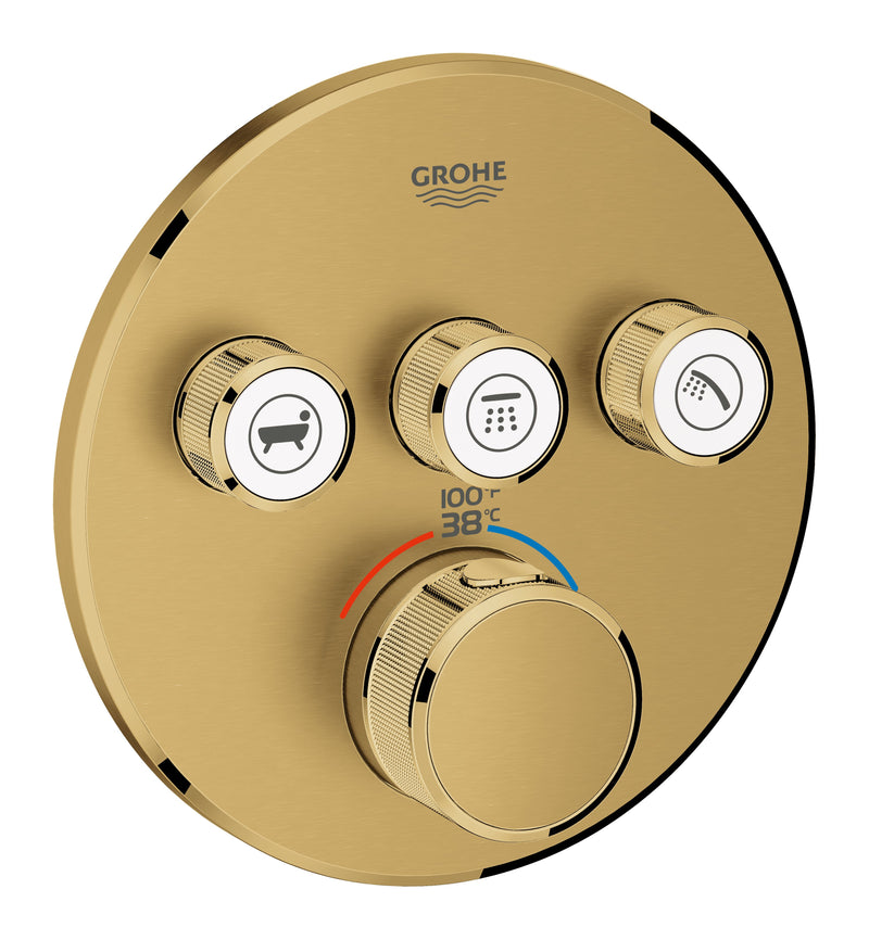 Grohe Triple Function Thermostatic Valve Trim Grohe