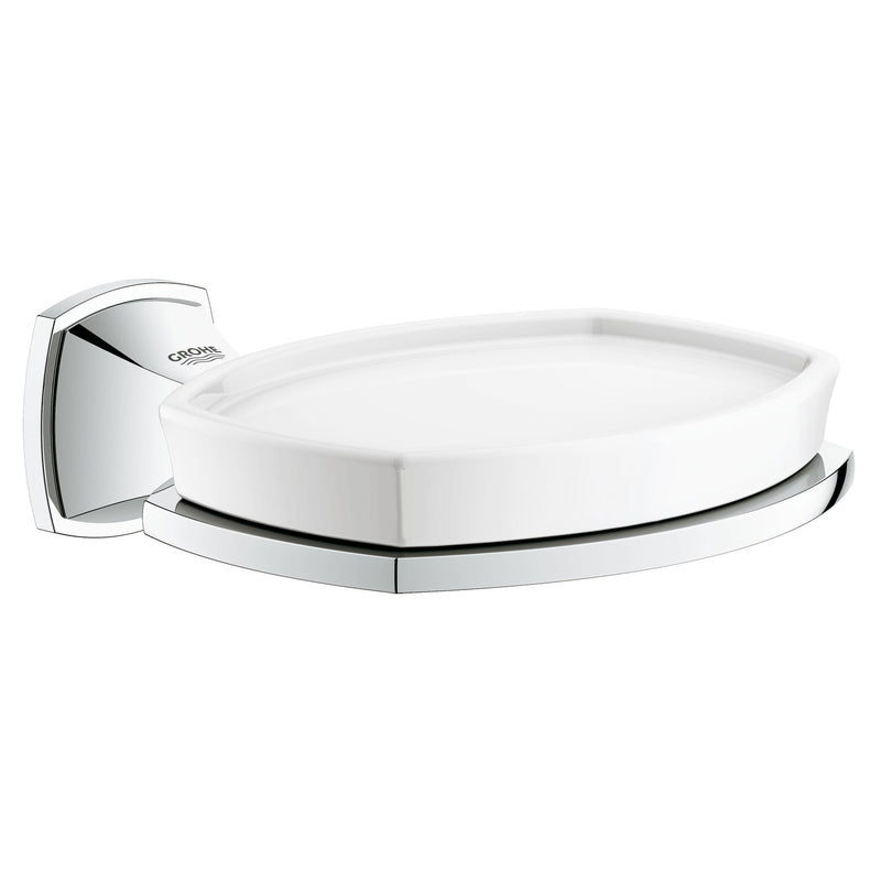 Ceramic Soap Dish with Holder Grohe