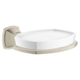 Ceramic Soap Dish with Holder Grohe