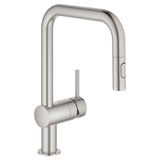 Grohe Pull Down Kitchen Faucet Single-Handle Dual Spray 1.75 GPM Grohe