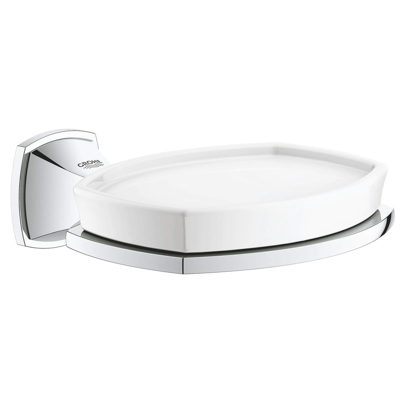 Ceramic Soap Dish with Holder Grohe