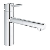 Grohe Concetto Single Handle Pull-Out Kitchen Faucet Dual Spray 1.5 GPM Grohe