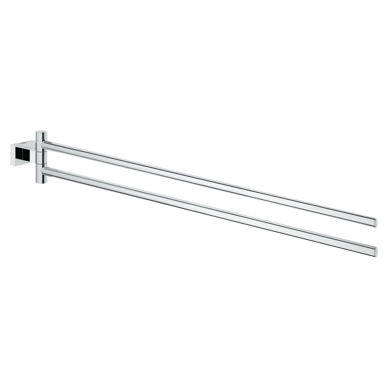 Grohe 18" Double Towel Bar Essentials Cube Collection Grohe