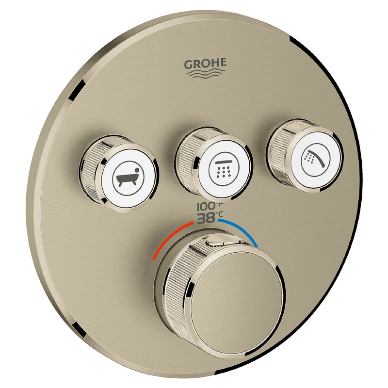 Grohe Triple Function Thermostatic Valve Trim Grohe