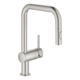 Grohe Pull Down Kitchen Faucet Single-Handle Dual Spray 1.75 GPM Grohe