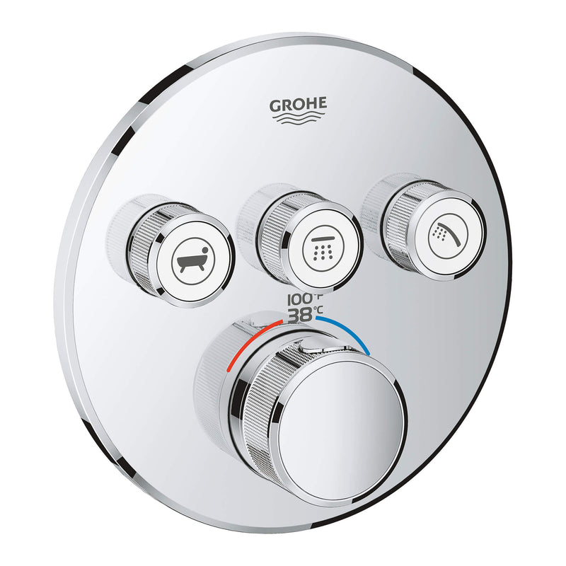 Grohe Triple Function Thermostatic Valve Trim Grohe