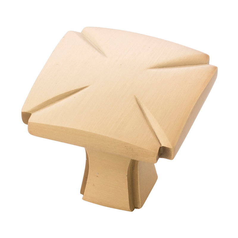 Hickory Hardware Bridges Square Knob 1-3/16 Inch Square Hickory Hardware