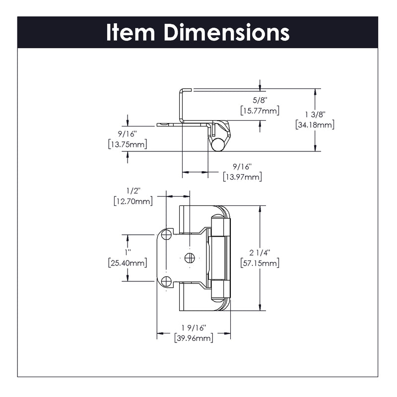 Hickory Hardware Tranquility Knob 1-1/2 Inch Diameter Hickory Hardware