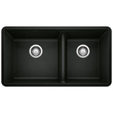 Blanco Precis 1 3/4 Double Bowl Kitchen Sink Blanco